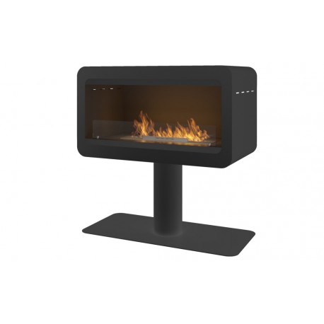 Inecco modern etanolkamin från Infire svart